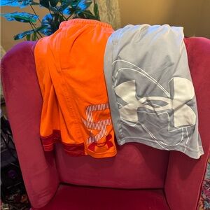 Boys Under Armour Shorts xl Two Pair